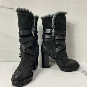 CHARLES DAVID Heel Winter Boots